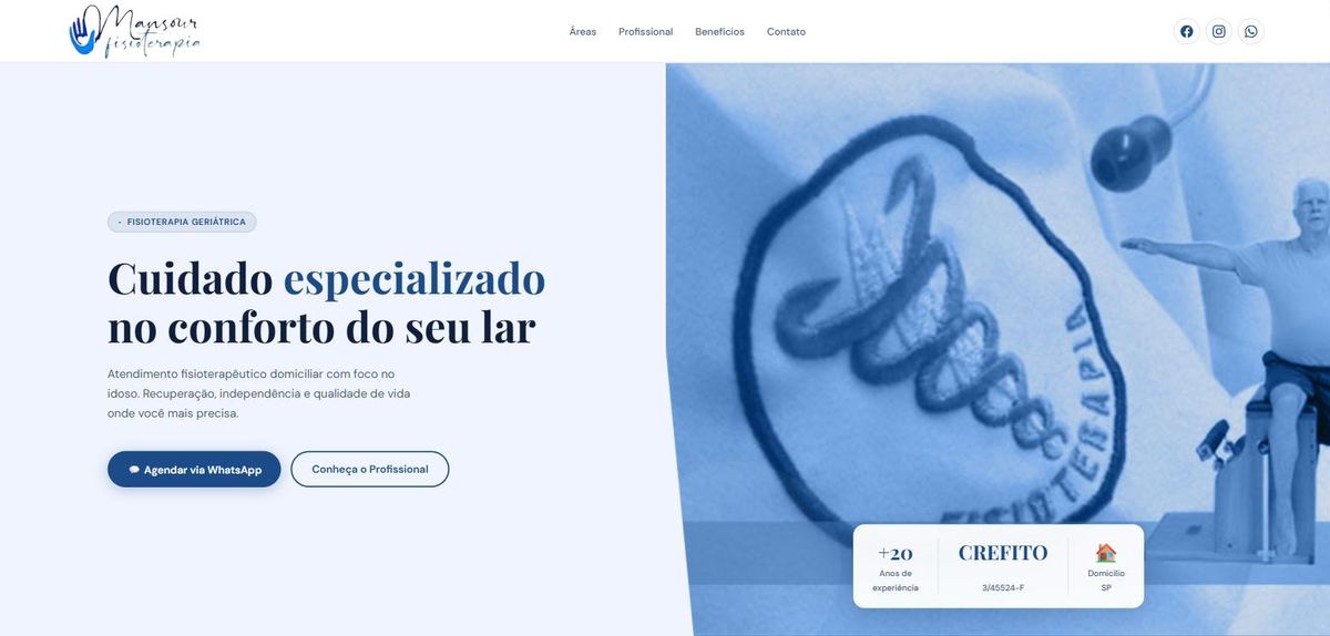 Site Mansour Fisioterapia