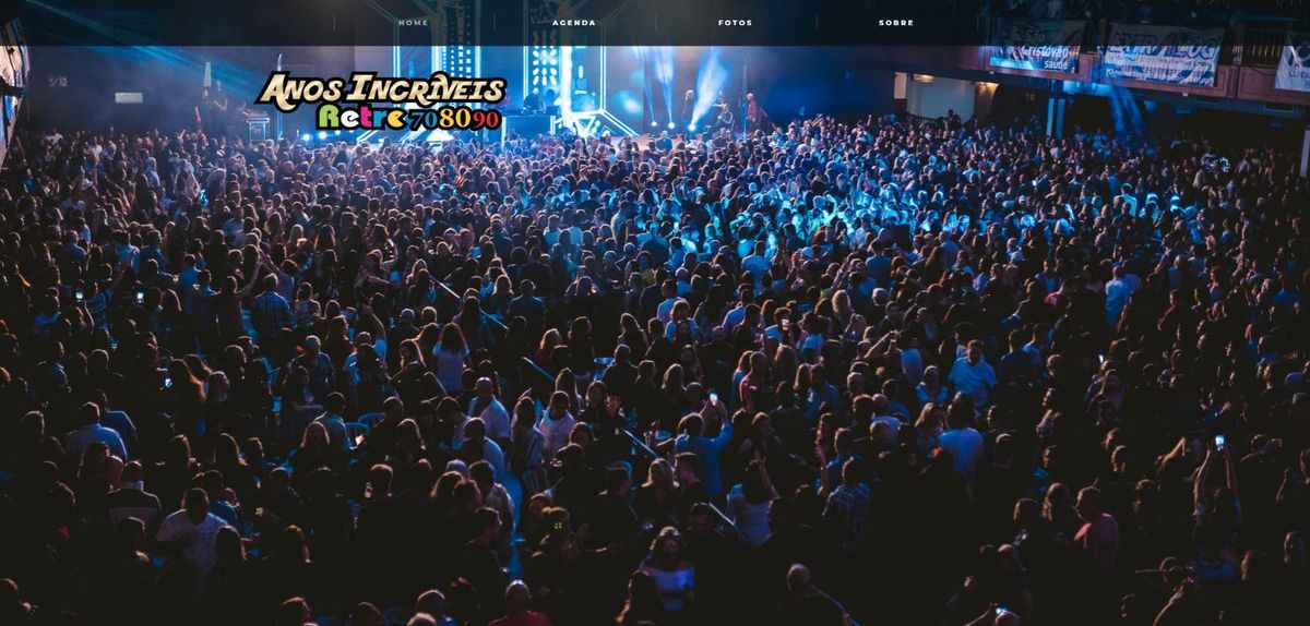 Site Retrô Anos Incríveis